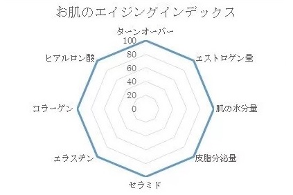 お肌のエイジングインデックス