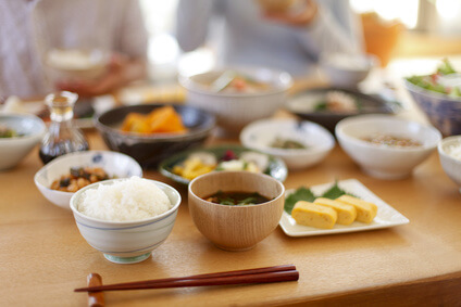 乾燥を防ぐバランスのよい食べ物